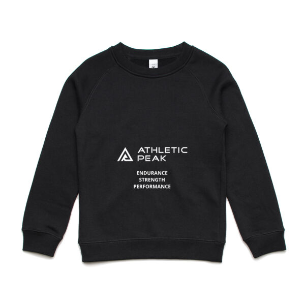 Athletic Peak - Black - Kids Tee - Kids Supply Crew Thumbnail